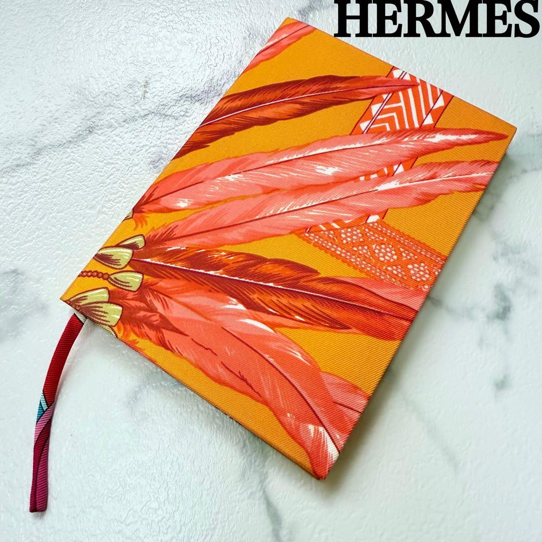 HERMES エルメス シルク ノートブック ブラジル マンゴー シルク 未使用