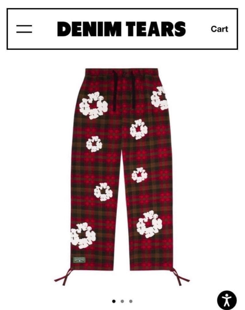 DENIM TEARS Wreath Pajama Pant M サイズ