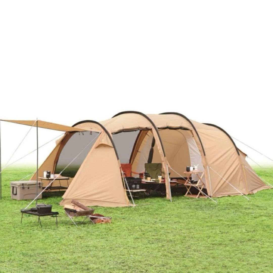 イグニオ 2ルーム型テント　ドームテント 4人用　キャノピー　キャンプ　新品