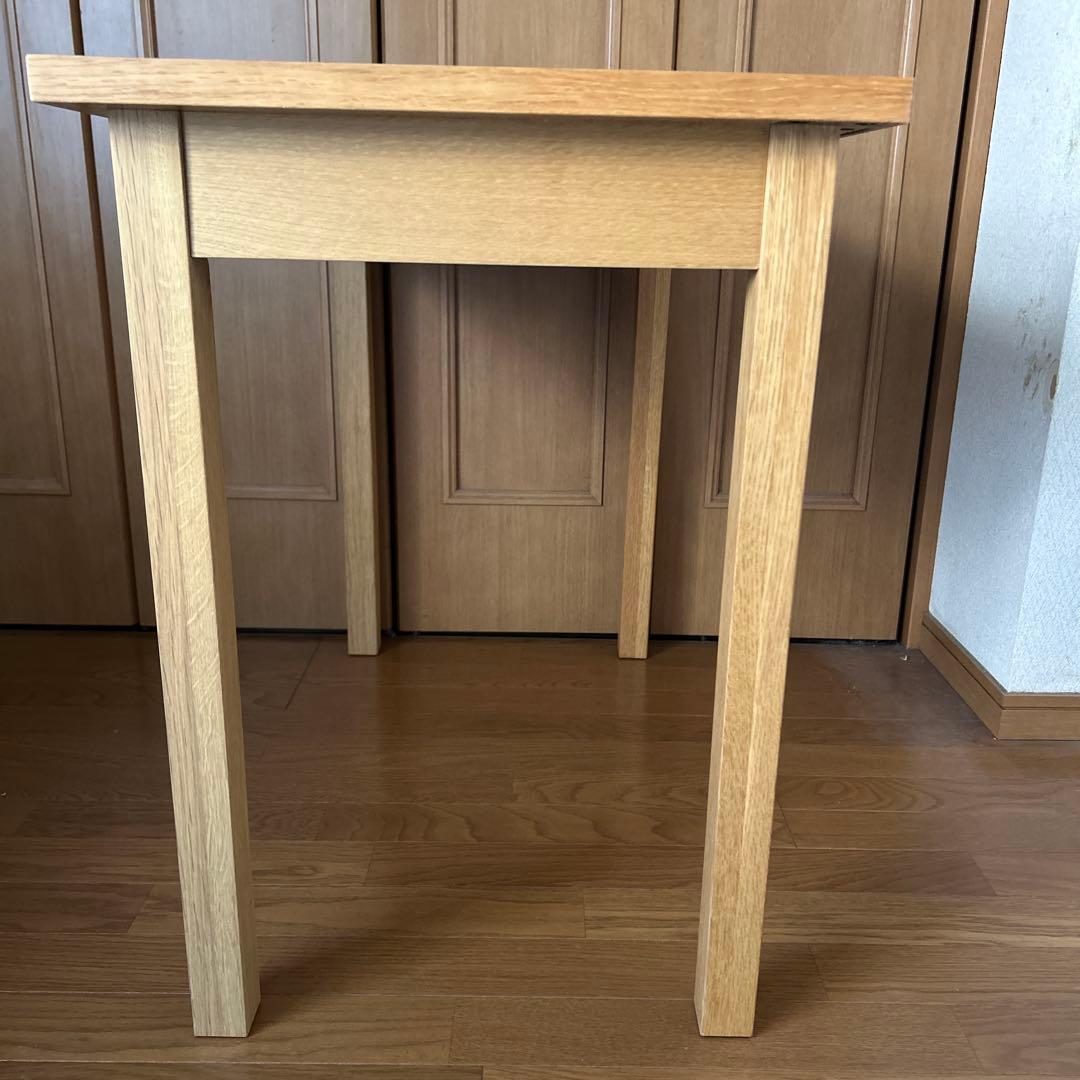 無印良品 オーク材デスク・オープン棚付