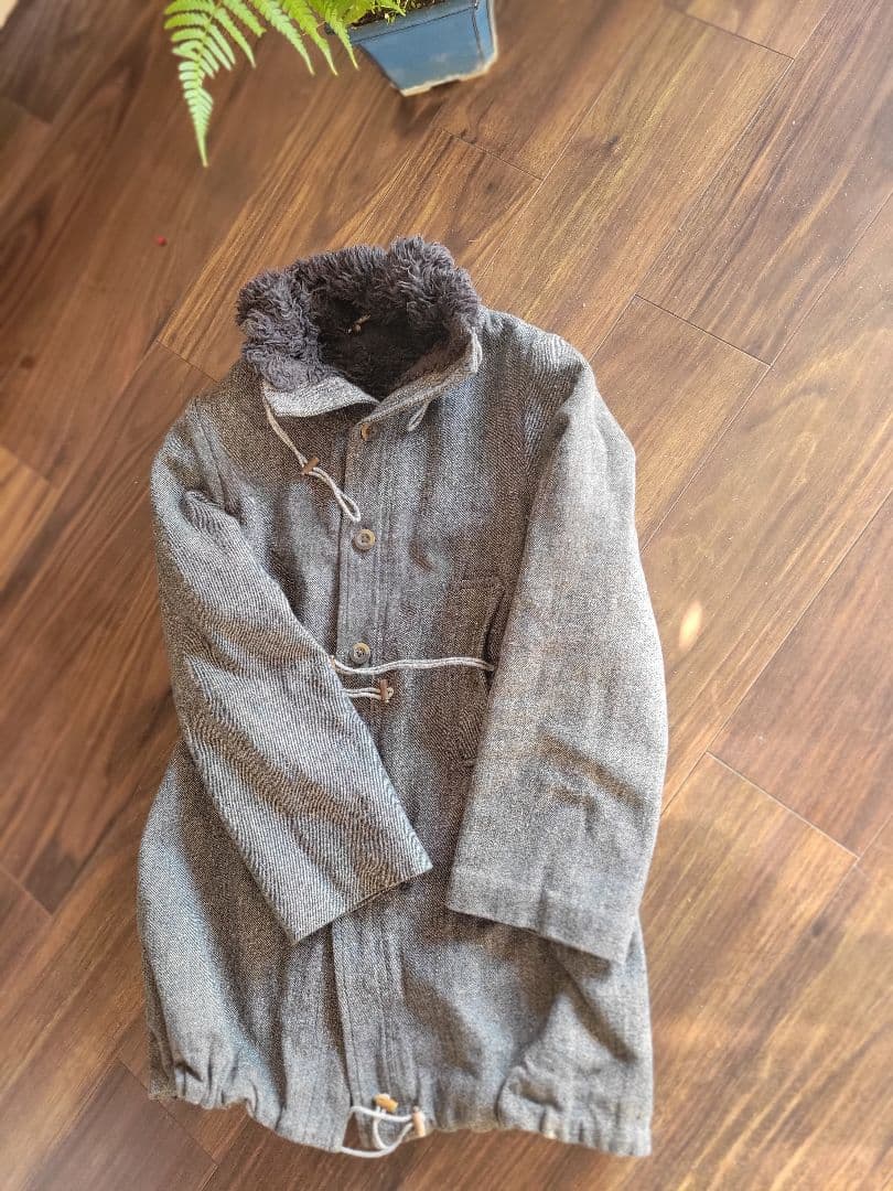 9000→8000 に 45r*p　暖かーいもこもこモッズコート。