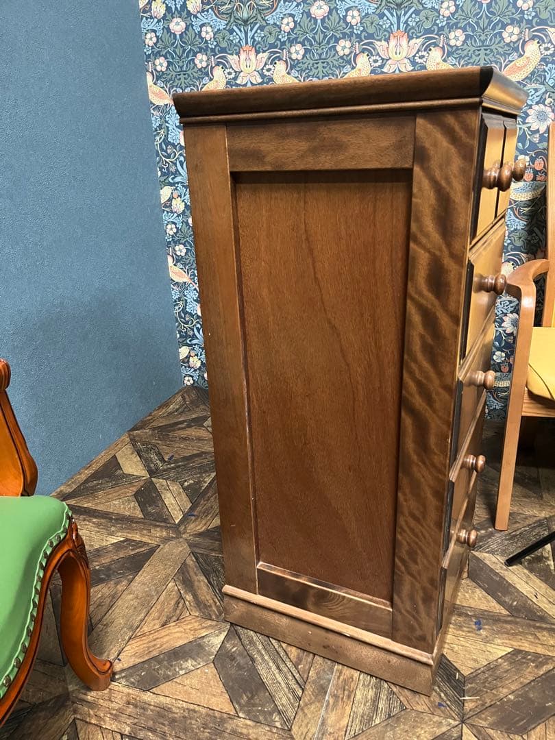 スリムチェスト インテリア カントリー 木製 アンティーク