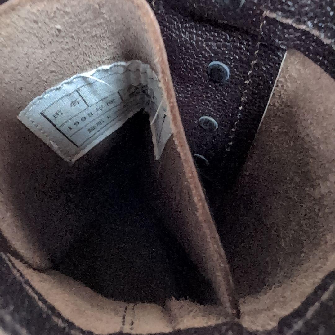 レア　陸上自衛隊　旧型半長靴　茶色　26.5センチ　ミリタリーブーツ　美品