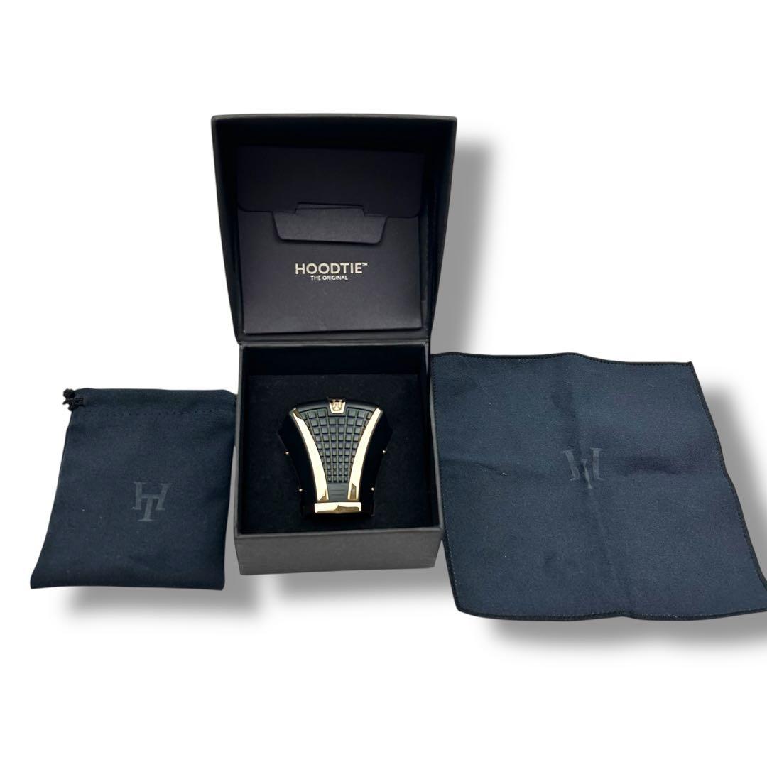 【美品】HOODTIE ネクタイ専用 チタン製 ハンドクラフトジュエリー