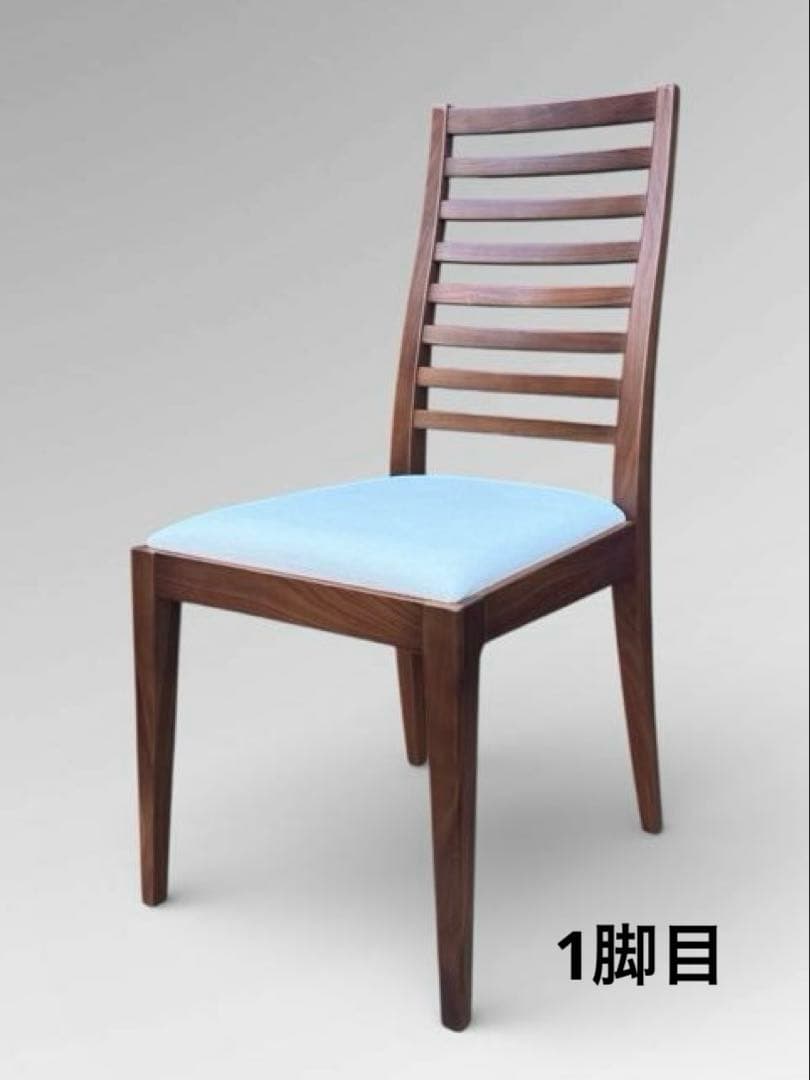 ②秋田木工 IDC大塚家具 ダイニングチェア ラダーバック 曲げ木 ２脚