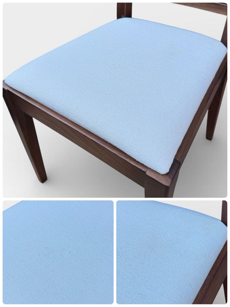 ②秋田木工 IDC大塚家具 ダイニングチェア ラダーバック 曲げ木 ２脚