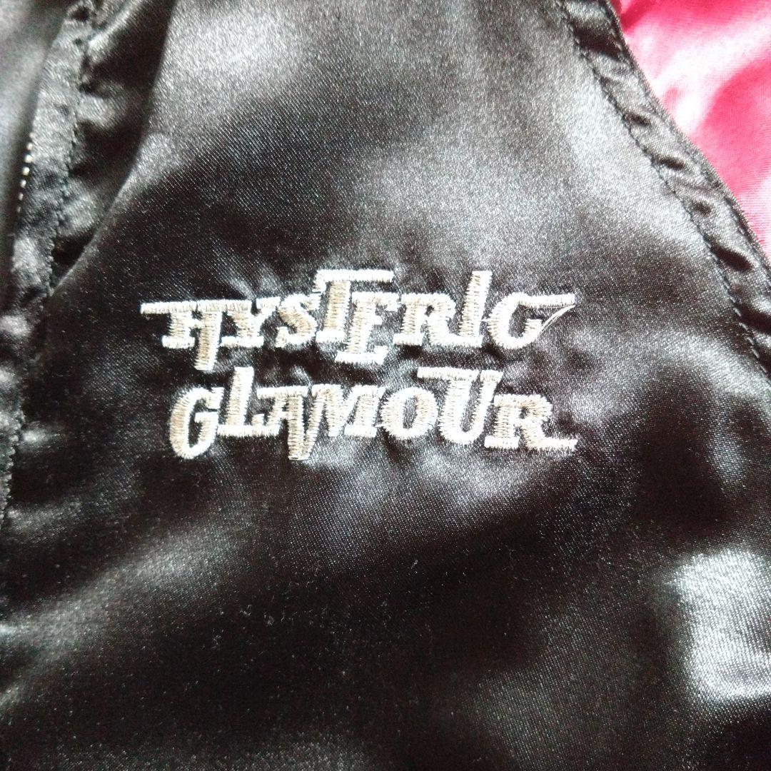 HYSTERIC GLAMOUR スカジャン レッド ビンテージ バイクガール