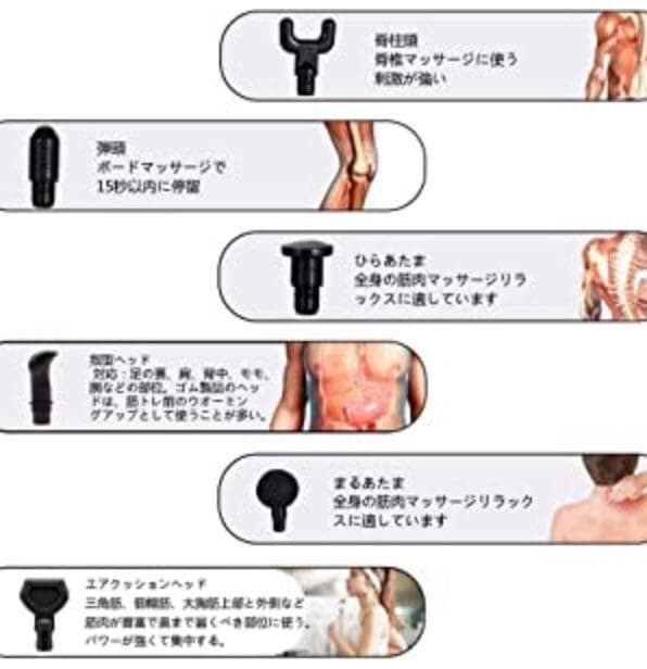 カイロプラクターも認める実力派❣これ1台で全身筋膜リリース♪❤マッサージガン
