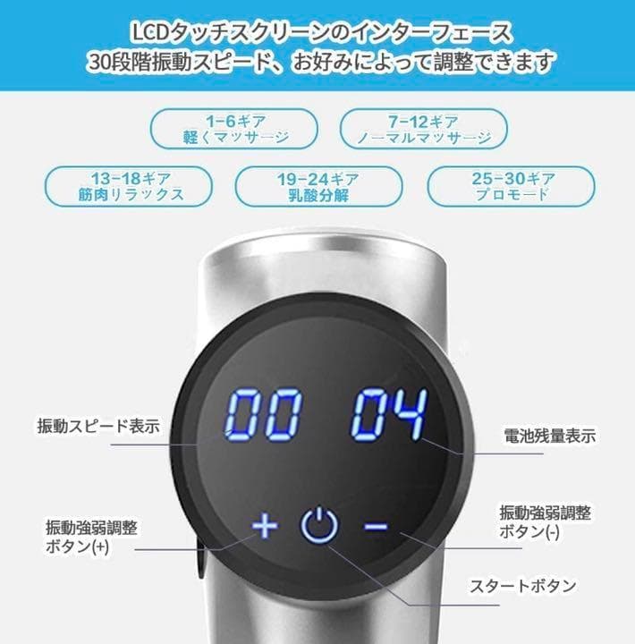 カイロプラクターも認める実力派❣これ1台で全身筋膜リリース♪❤マッサージガン