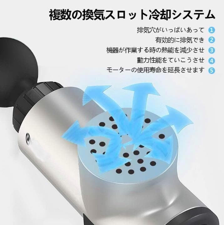 カイロプラクターも認める実力派❣これ1台で全身筋膜リリース♪❤マッサージガン