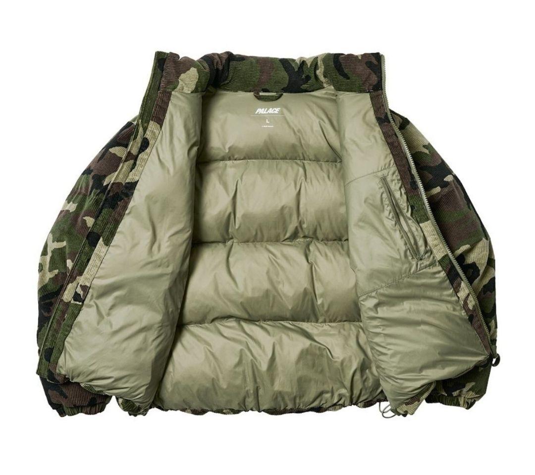 ジャケット・アウター 25SS PALACE CORDUROY PUFFA JACKET CAMO