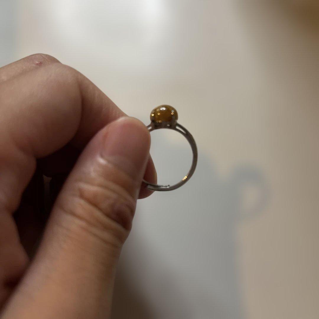 ルチルの指輪たん！綺麗！フリーサイズ！