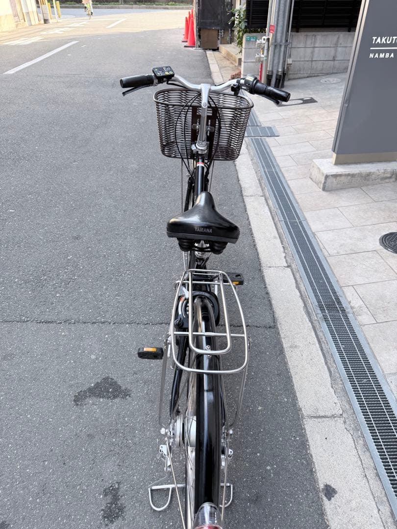 大阪府　ヤマハ　シティタイプ 電動アシスト自転車 バッテリー8.7ah