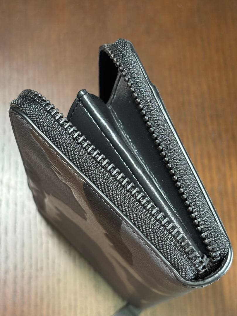 コーチ メタリック カモ プリント 長財布 F30280GRM 迷彩 カモフラ
