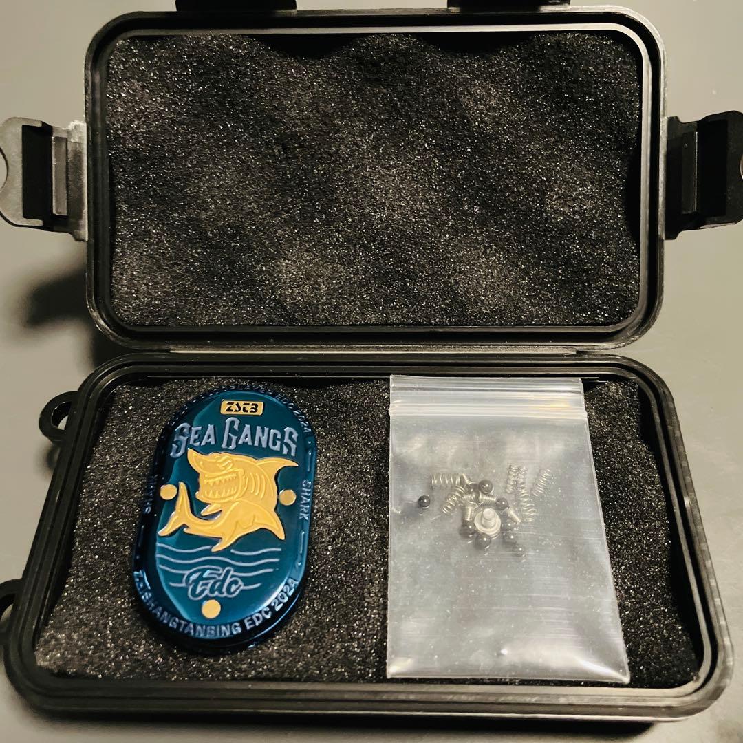 フィジェットスライダー EDC シャーク ブルー 新品未使用