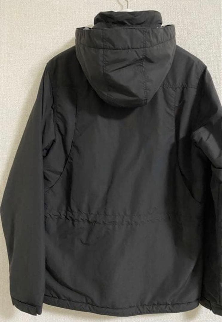 ブラック マウンテンパーカー フリース内側