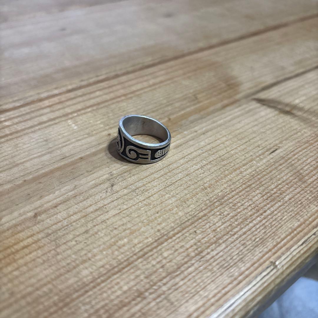 インディアンジュエリー　リング　指輪　ホピ族　ウルフ　狼