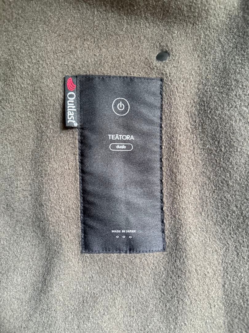 TEATORA WALLET COAT/ウール/ステンカラーコート/3/オリーブ