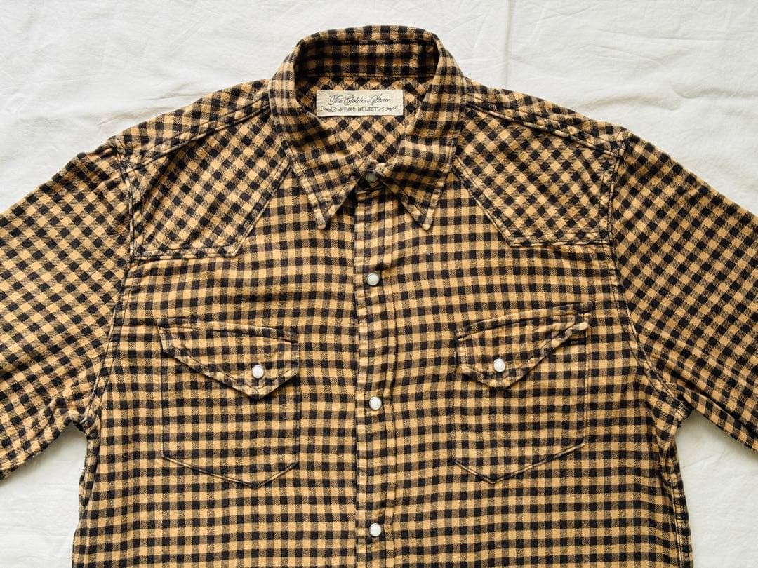 REMI RELIEF BEAMS PLUSウエスタンシャツ RRL ALDEN