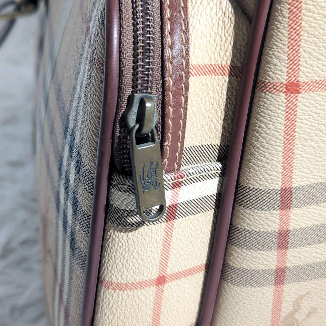 〈大型サイズ〉BURBERRYS ノバチェック ボストンバッグ シャドーホース