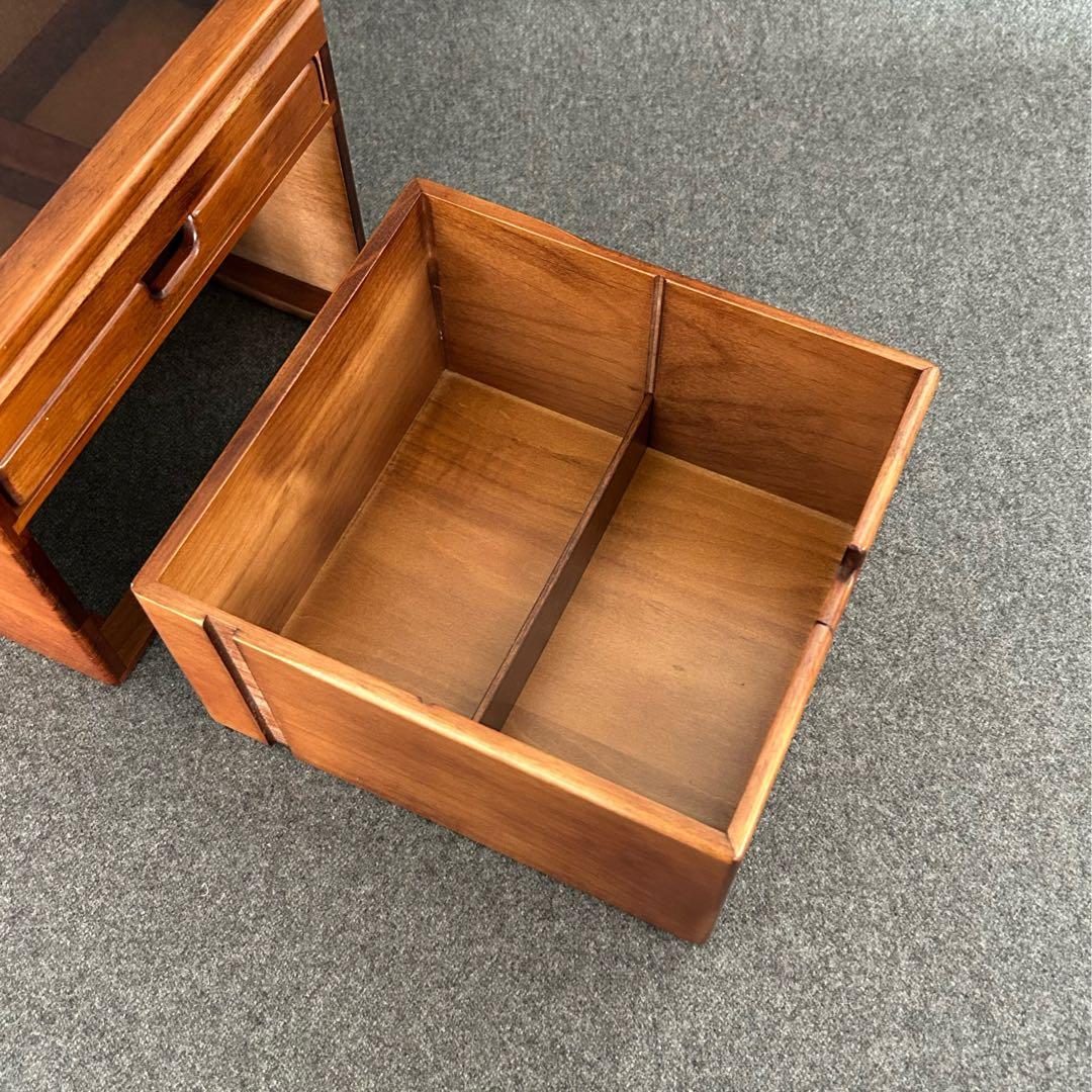 豊岡クラフト小物収納アクセサリーケース文具薬救急箱メイクボックス机上整理