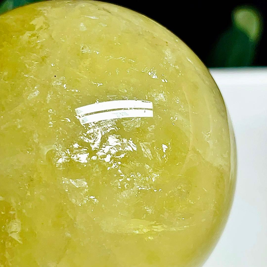 シトリン　丸玉　スフィア　黄水晶　天然石　パワーストーン　【超美品】 2