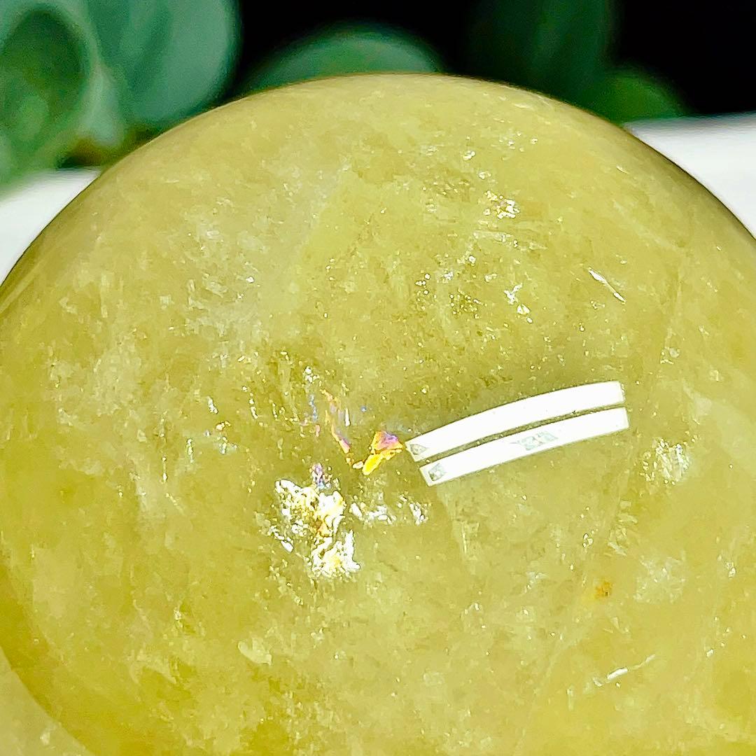 シトリン　丸玉　スフィア　黄水晶　天然石　パワーストーン　【超美品】 2