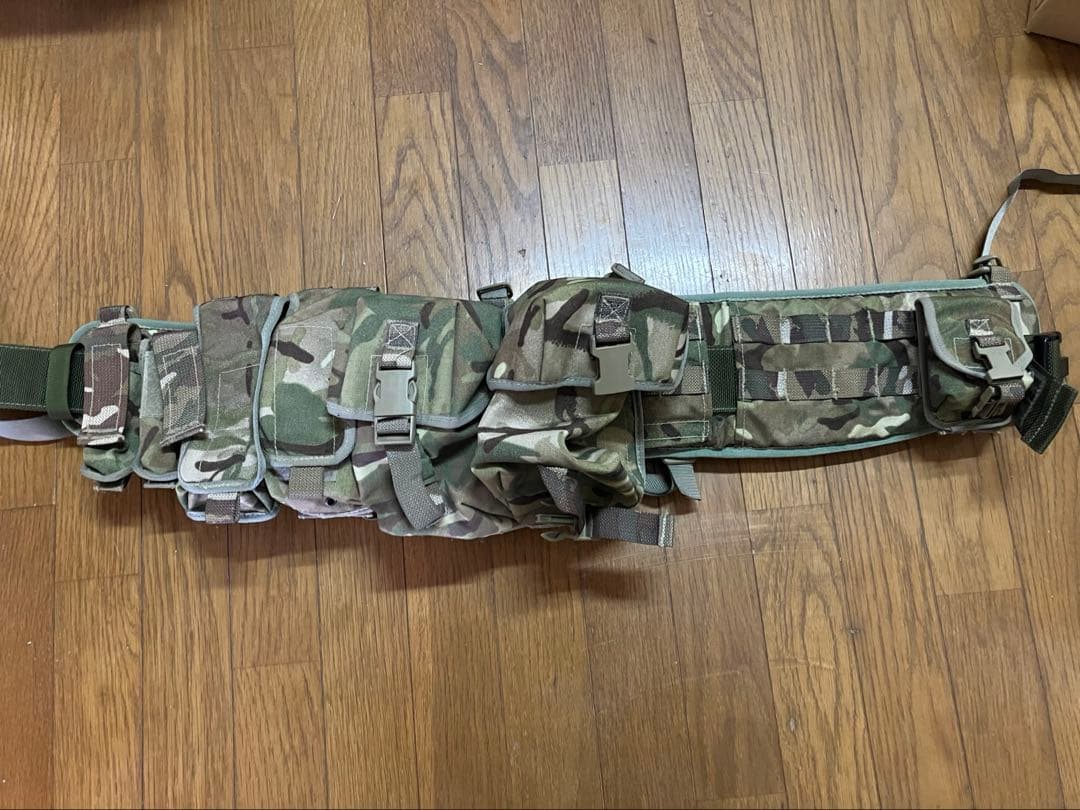 イギリス,英軍 MTP 4点PLCE HIP BELT MEDIUM＋ポーチ7点