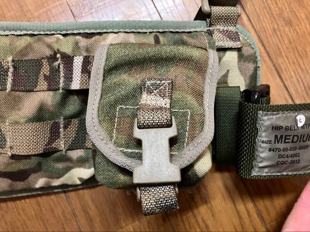 イギリス,英軍 MTP 4点PLCE HIP BELT MEDIUM＋ポーチ7点