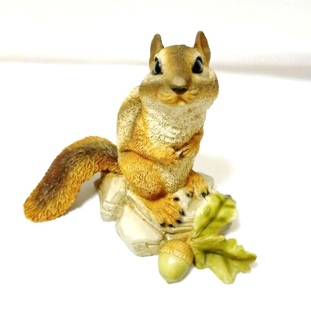 シマリス陶器オブジェ③