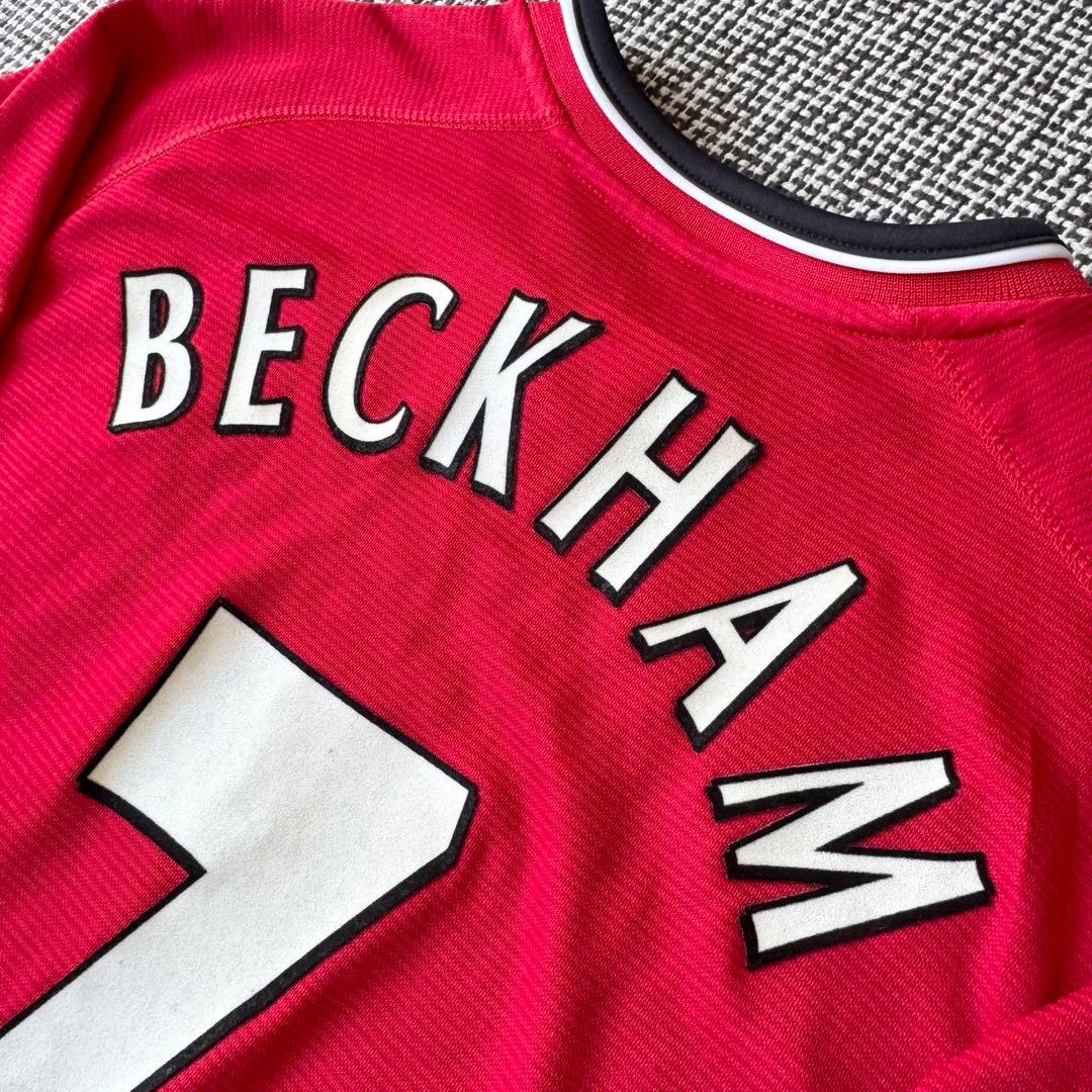 【プレミア優勝パッチ付き】D・ベッカム ＃７ マンチェスター・U ００／０１