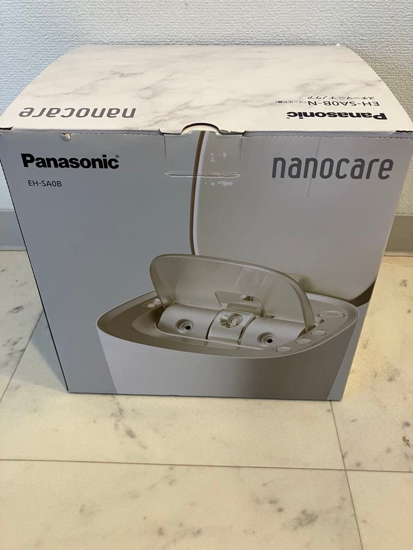 【新品未使用】Panasonic スチーマー ナノケア EH-SA0B-N