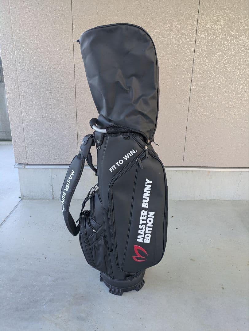 マスターバーニー キャディバッグ ブラック 9インチ 原英莉花プロ サイン入り