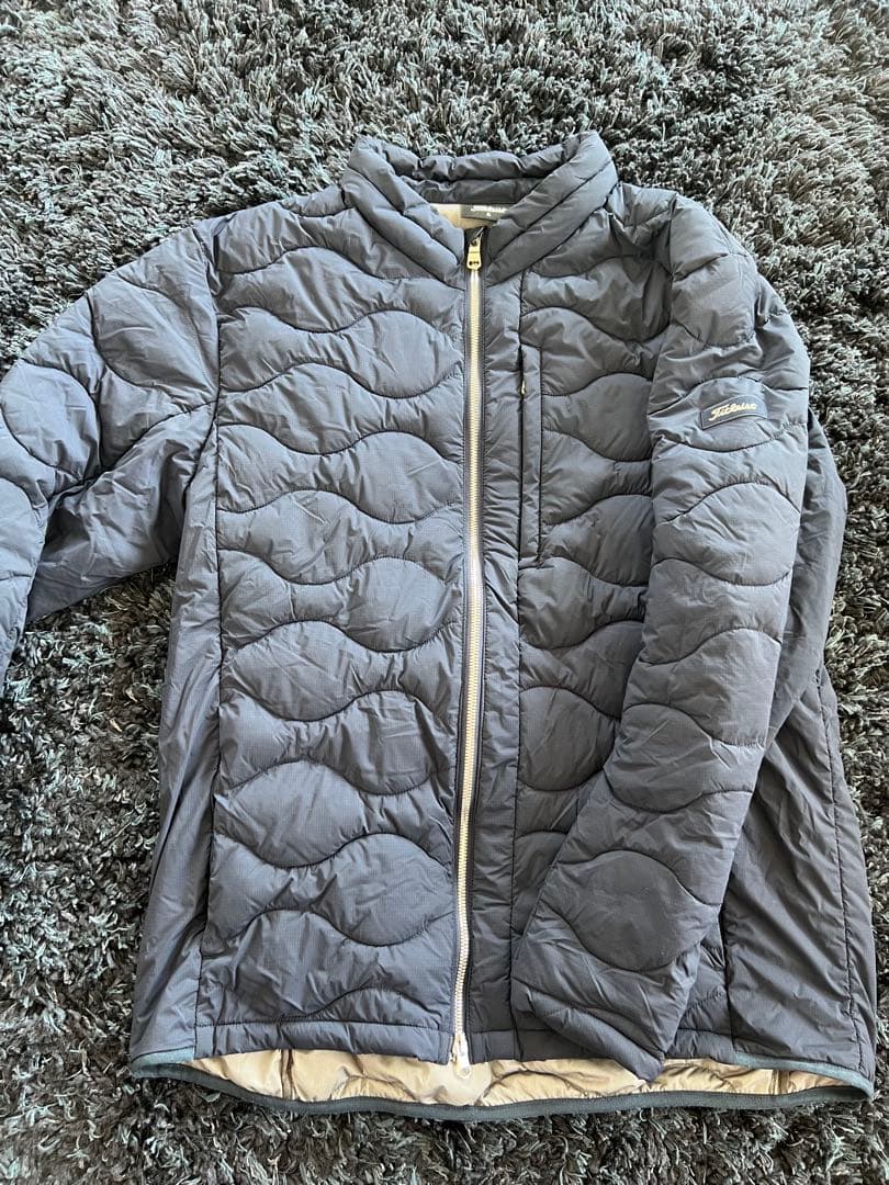 Titleist グレー キルティングジャケット L ゴルフウェア