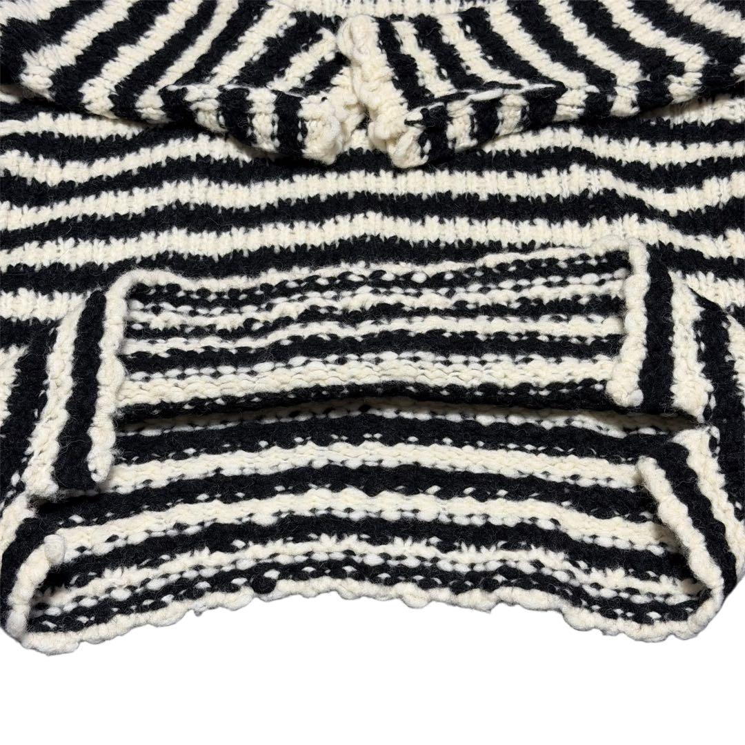 IENA BLACK ハイネックボーダーニット 2024AW