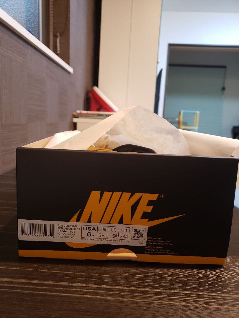 靴 NIKE AIR JORDAN 1 HIGH OG GS\"POLLEN\"