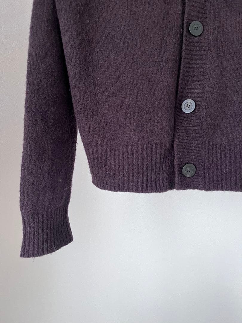 スタジオニコルソン WASHED WOOL POLY CARDIGAN L