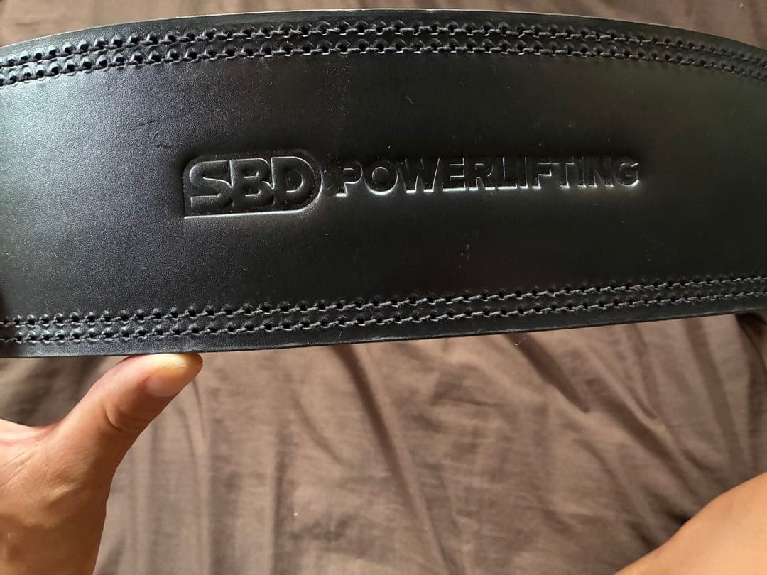 SBD POWERLIFTING パワーベルト ブラック/レッド