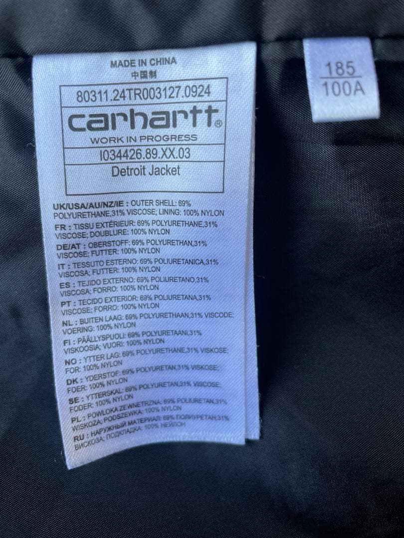 ジャケット・アウター Carhartt WIP DETROIT LEATHER JACKET