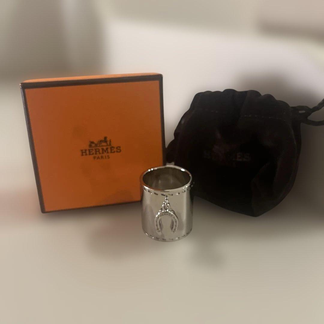 エルメス　スカーフリング　馬蹄