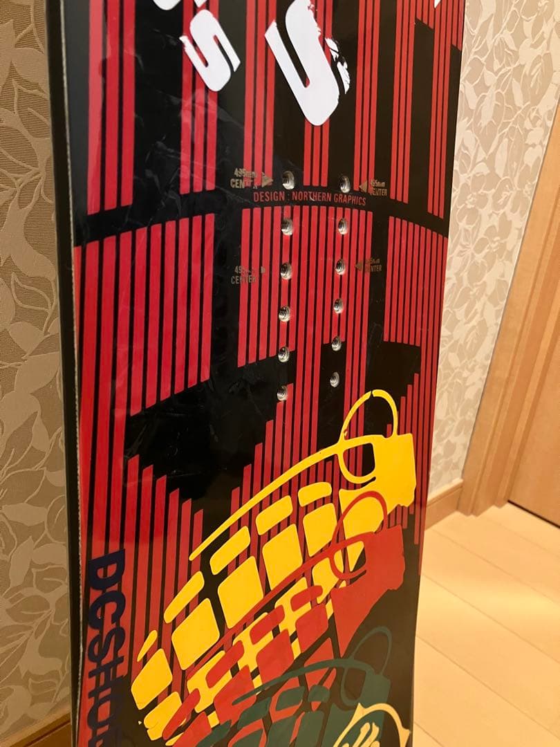 値下げ　スノーボード 153cm savander 赤黒デザイン