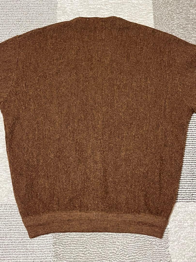 60s〜 vintage カーディガン ウール ブラウン