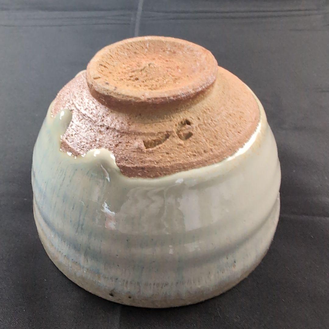 西岡小十 氏作 絵斑唐津茶碗 唐津茶碗 共箱付き