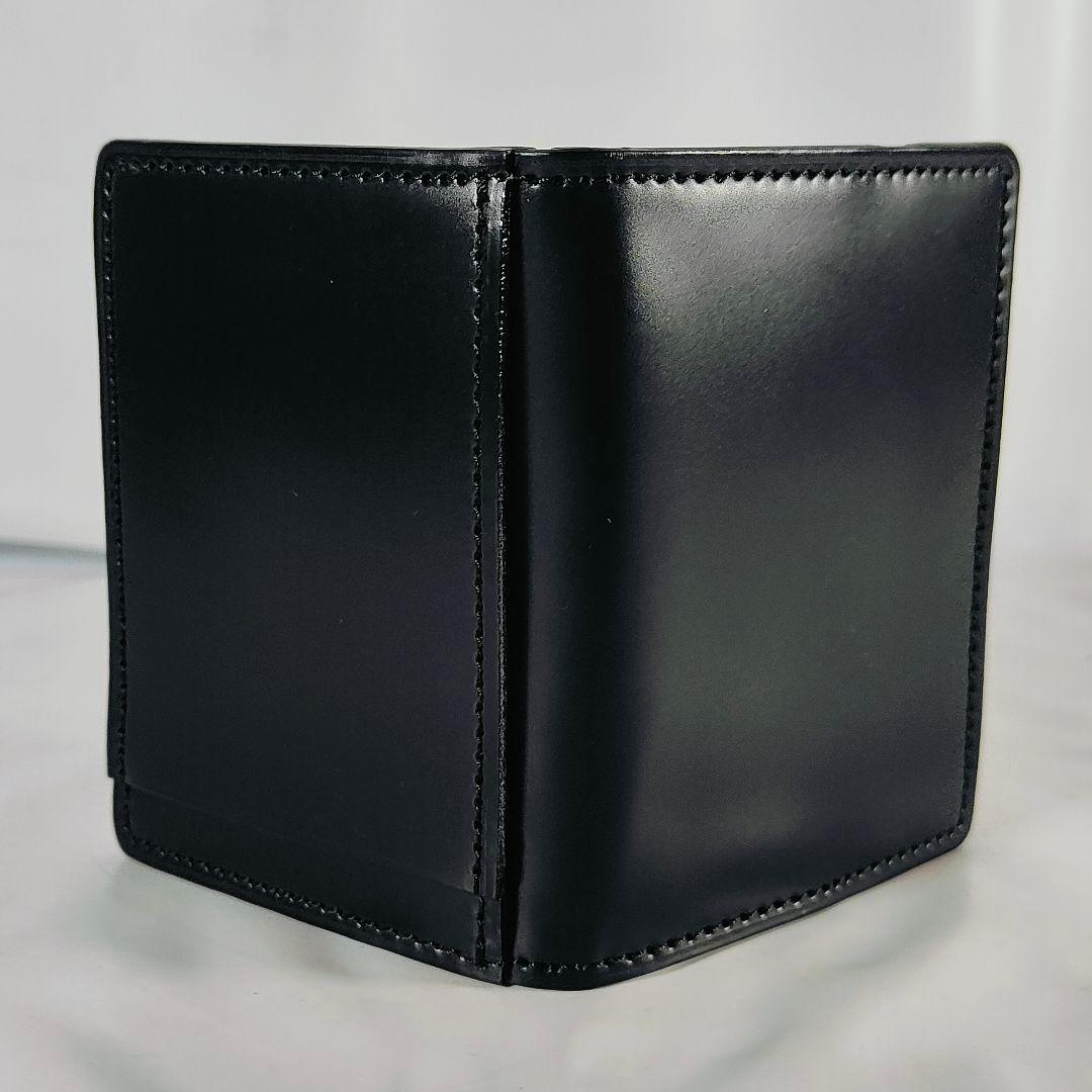 【新品未使用極艶品】【ブラックコードバン】CYPRIS　高級黒艶馬革ケース
