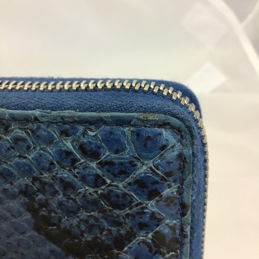 ❣️グッチGUCCI❣️ パイソン　ラウンドファスナー長財布　353227