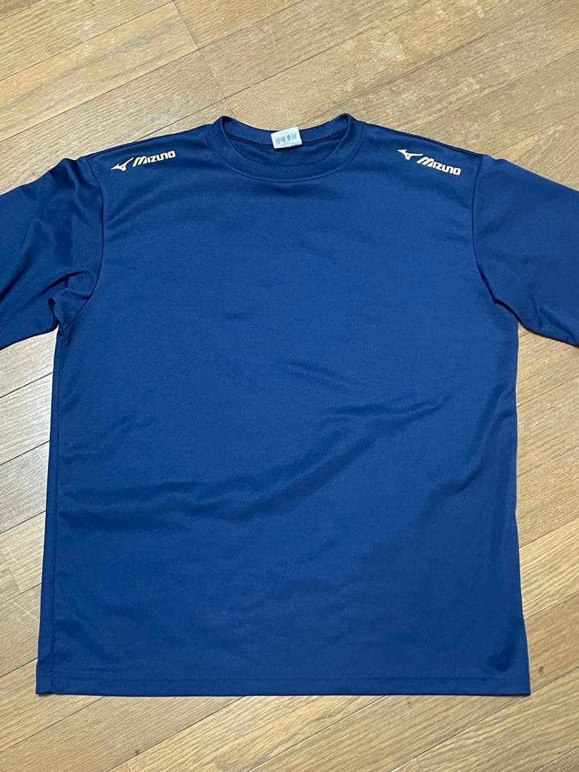 髙橋慶帆選手元着用Mizuno バレーボールTシャツ 2XL ネイビー