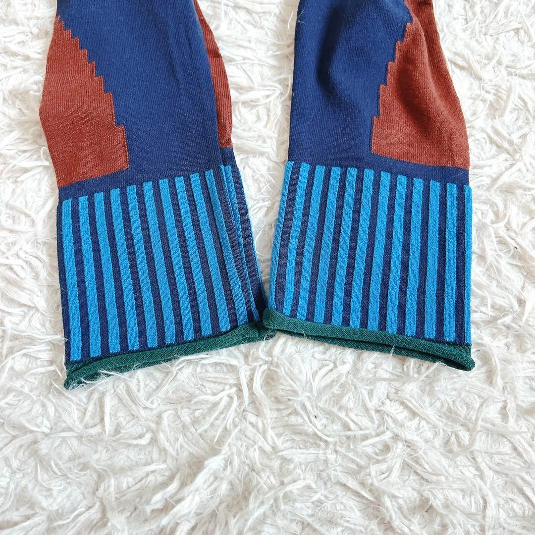 極美品⁂センソユニコ⁂アンキチ⁂タートルネックプルオーバー　ややロング　総柄　M