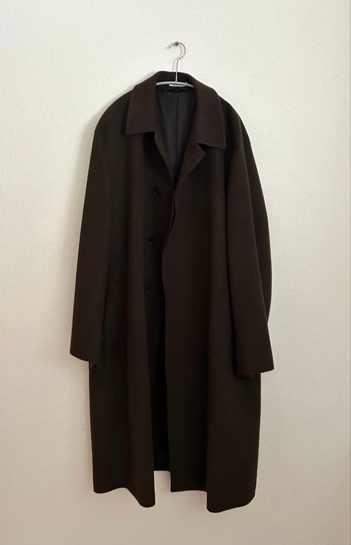 リ*ン様 【AURALEE】BABY CAMEL FLANNEL COAT サイ