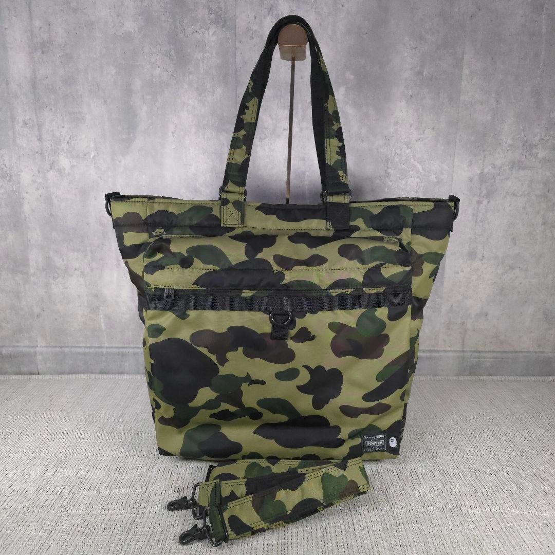 未使用　即完売　APE　PORTER　CAMO UTILITY TOTE BAG