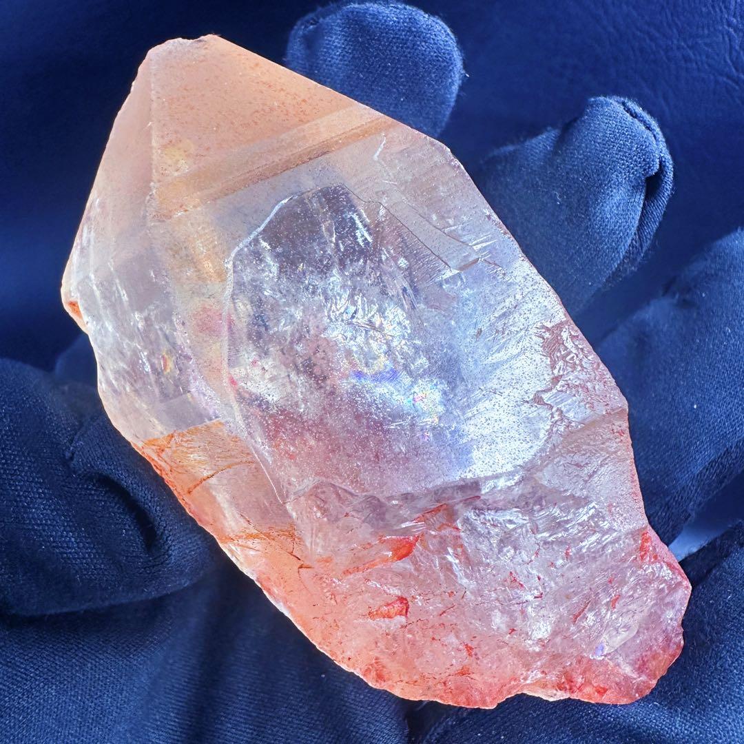 爆レア❗️超綺麗♡可愛い♡レインボー☆ピンクレムリアンシード原石ポイントA1377